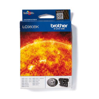 Brother LC980BK - Cartouche d'encre originale – Noir