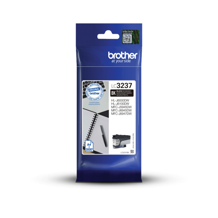Brother LC3237BK - Cartouche d'encre originale – Noir