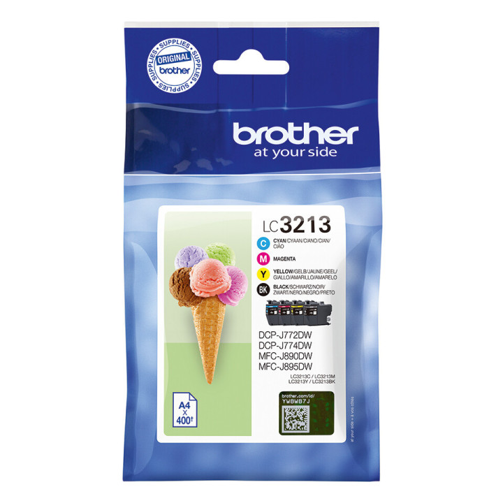 Brother LC3213VAL - Cartouches d'encre originales - noir, cyan, magenta, jaune