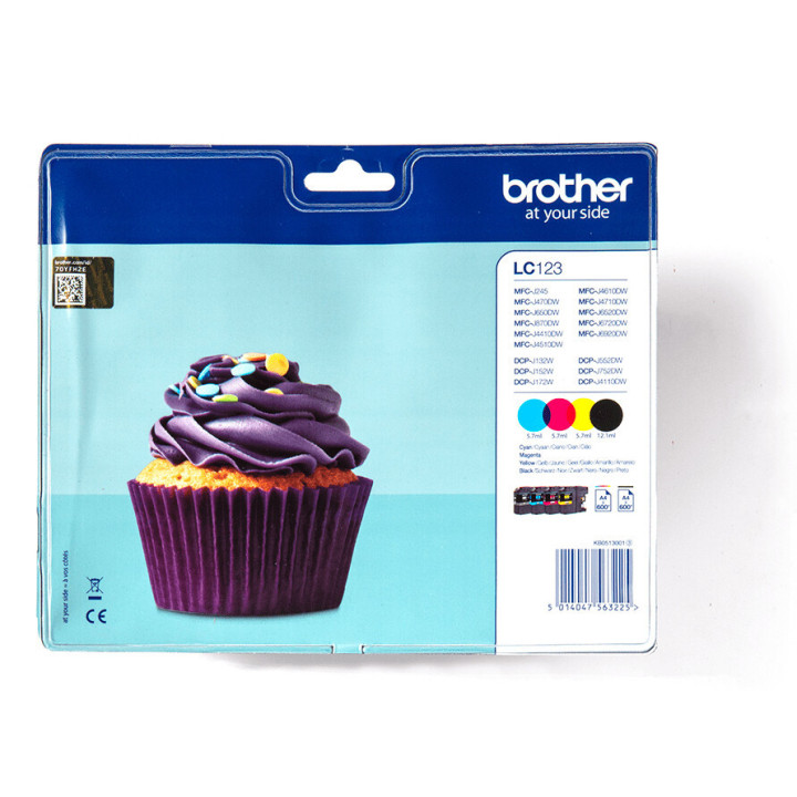 Brother LC123VALBP - Pack de cartouches d'encre originales