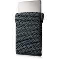 HP Housse de protection réversible noire à motif géométrique 14