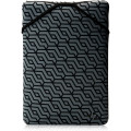 HP Housse de protection réversible noire à motif géométrique 14