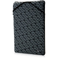 HP Housse de protection réversible noire à motif géométrique 14