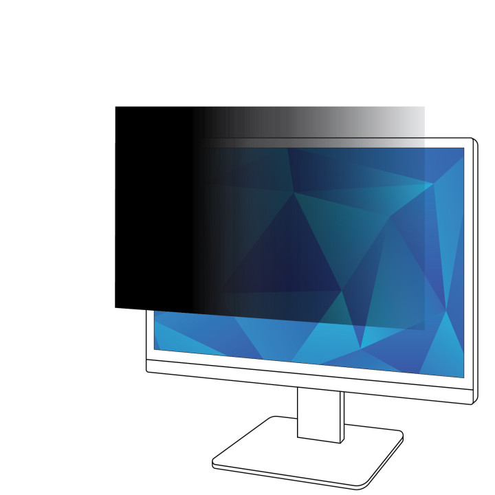 3M Filtre de confidentialité pour moniteur 18.5 po (469 mm), 16:9, PF185W9B