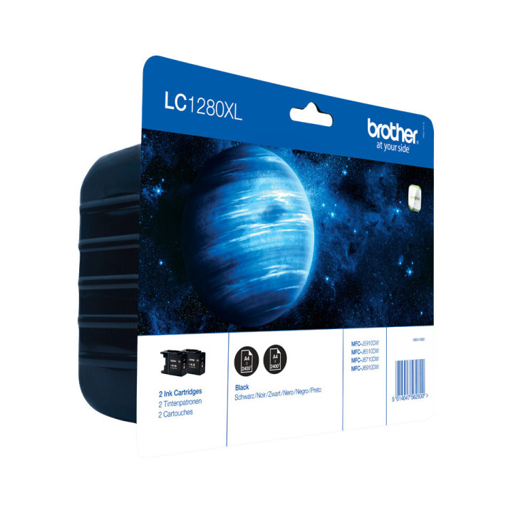 Brother LC1280XLBKBP2 cartouches jet d'encre noires