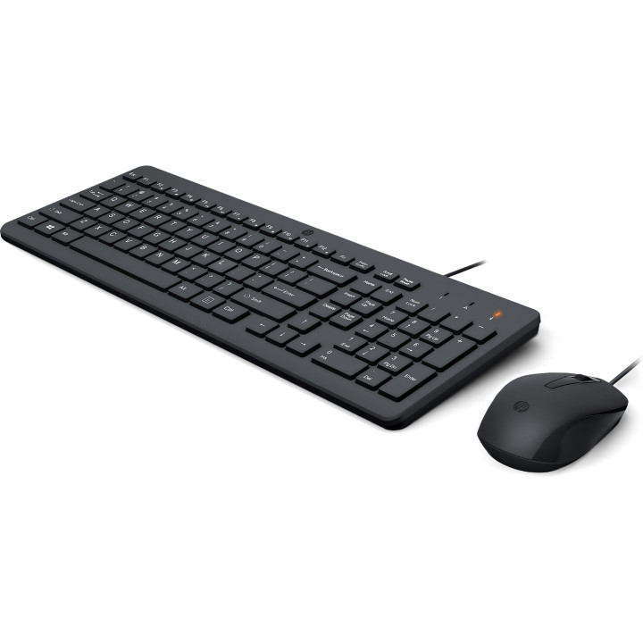 HP 150 WIRED MOUSE/KB COMBO FR clavier Souris incluse USB Noir