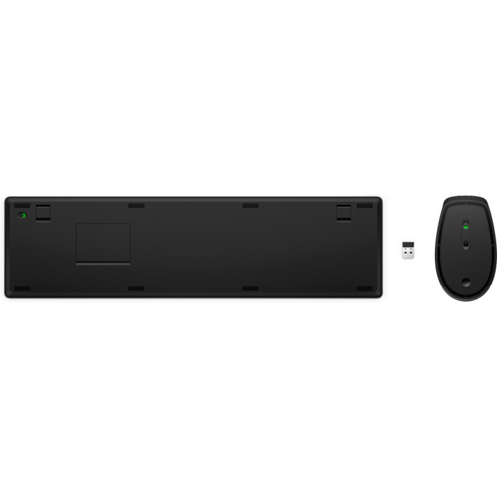 HP 650 WRLS KB/MSE COMBO BLK clavier Souris incluse Maison RF sans fil Noir