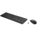 HP 230 WL MOUSE+KB COMBO FR clavier Souris incluse Bureau RF sans fil Noir