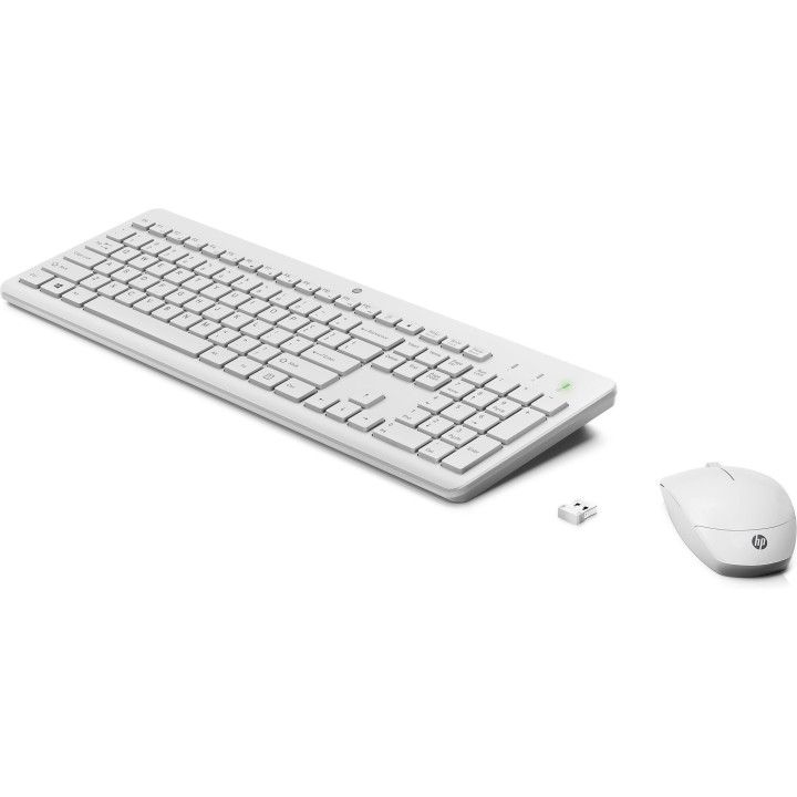 HP STORE 3PL clavier Souris incluse RF sans fil Blanc