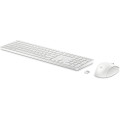 HP 650 WRLS KB/MSE COMBO WHT FR clavier Souris incluse Maison RF sans fil Blanc