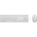 HP 650 WRLS KB/MSE COMBO WHT FR clavier Souris incluse Maison RF sans fil Blanc