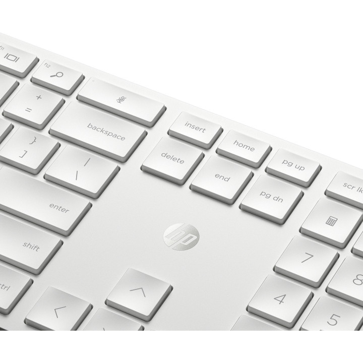 HP 650 WRLS KB/MSE COMBO WHT FR clavier Souris incluse Maison RF sans fil Blanc