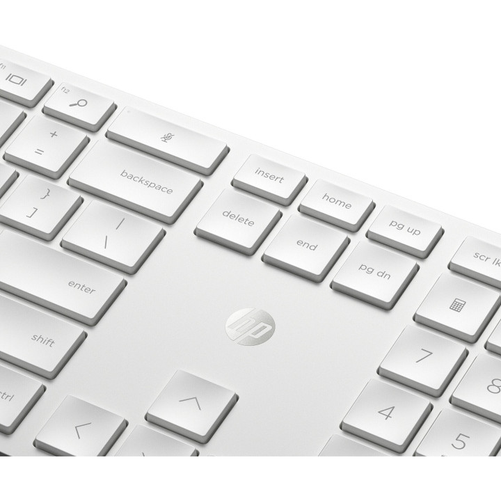HP 650 WRLS KB/MSE COMBO WHT FR clavier Souris incluse Maison RF sans fil Blanc
