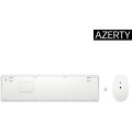 HP 650 WRLS KB/MSE COMBO WHT FR clavier Souris incluse Maison RF sans fil Blanc