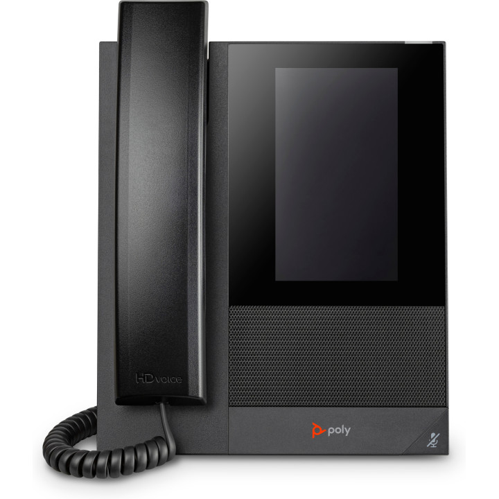 Poly Téléphone multimédia professionnel CCX 400 pour Microsoft Teams et compatible PoE