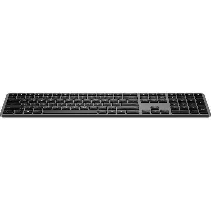 HP KBD 975 DUAL-MODE WL FR clavier RF sans fil + Bluetooth Noir