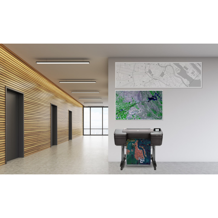 HP Designjet Imprimante Z6dr PostScript de 44 pouces avec coupe-bordures verticales