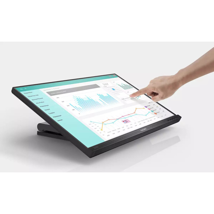 Philips B Line 222B1TC/00 écran plat de PC 54,6 cm (21.5") 1920 x 1080 pixels Full HD LED Écran tactile Noir