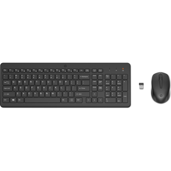 HP 330 Wls Mse and KB Combo FR clavier Souris incluse Universel RF sans fil Noir