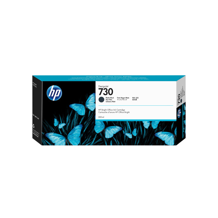HP Cartouche d’encre 730 DesignJet noir mat, 300 ml
