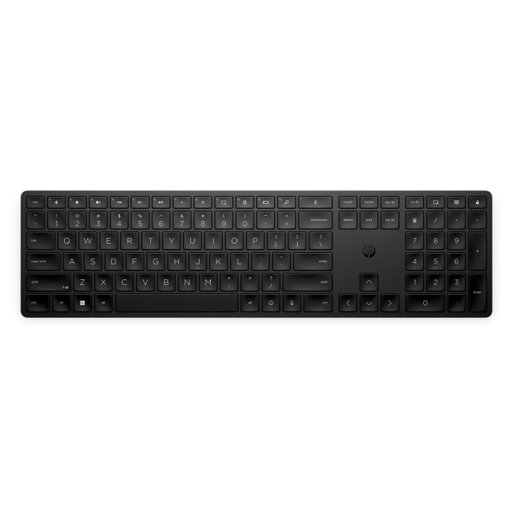 HP 450 WL BLK PROGRAMMABLE KBD clavier FR sans fil +USB Noir