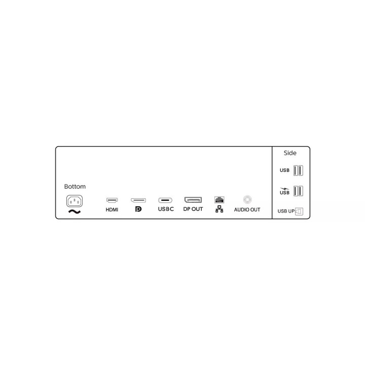 Philips P Line 346P1CRH/00 écran plat de PC 86,4 cm (34") 3440 x 1440 pixels UltraWide Quad HD LED Noir