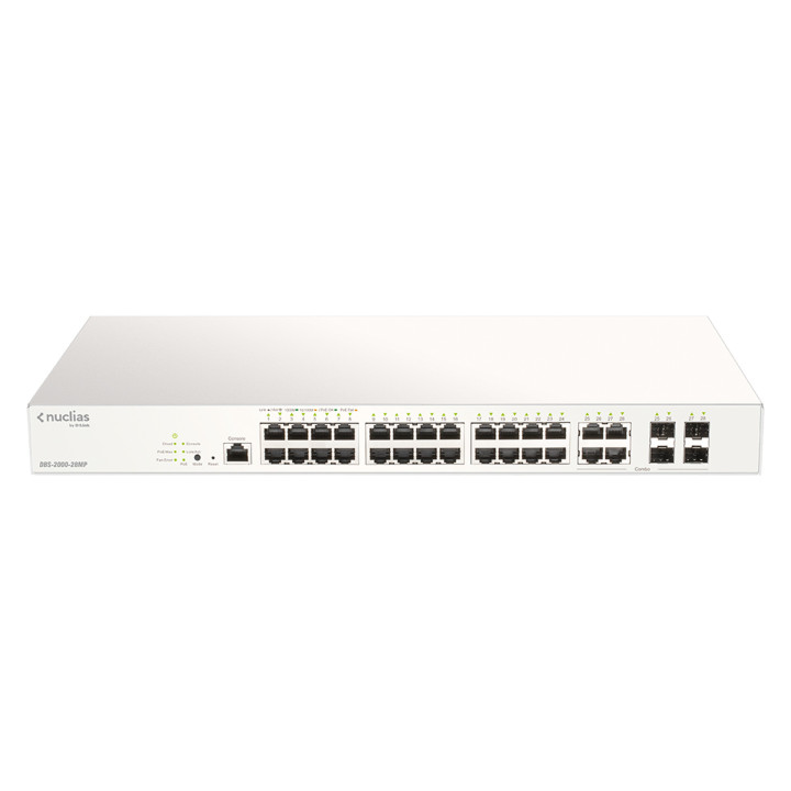 D-Link DBS-2000-28MP Géré L2 Gigabit Ethernet (10/100/1000) Gris