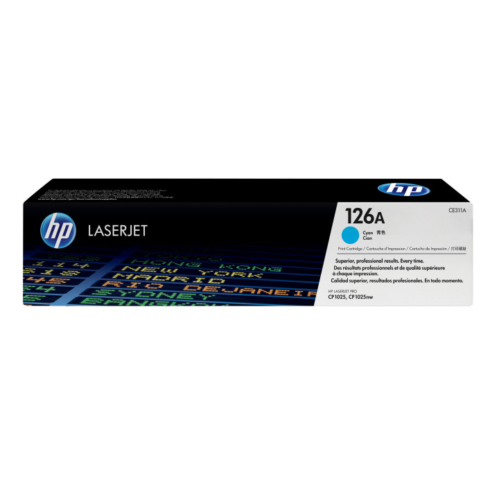 HP 126A toner LaserJet cyan authentique