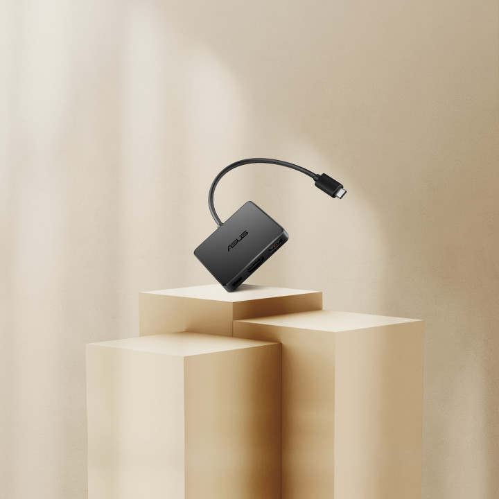 ASUS USB-C Mini Dock Avec fil USB 3.2 Gen 2 (3.1 Gen 2) Type-C Noir