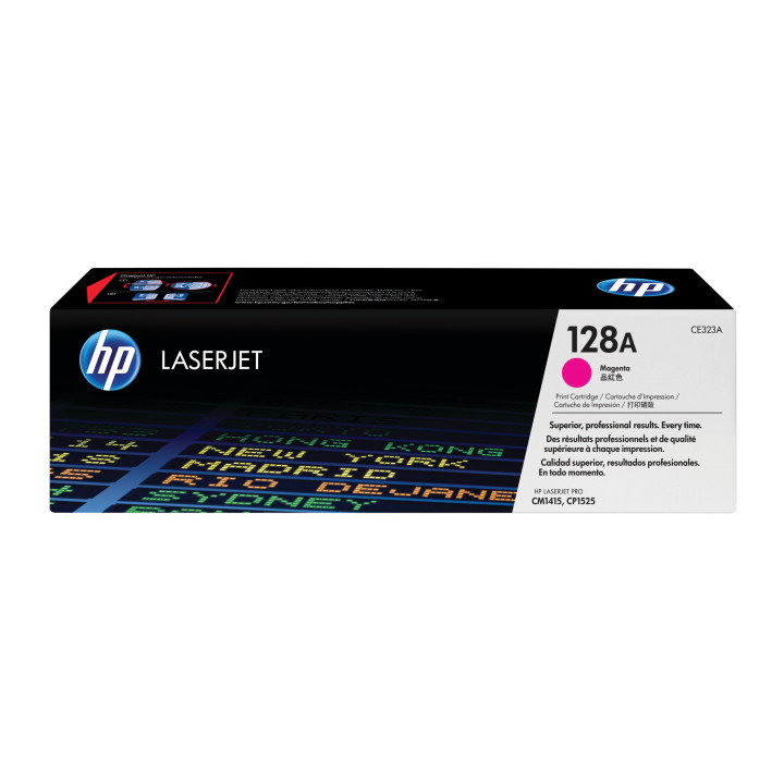 HP 128A toner LaserJet magenta authentique