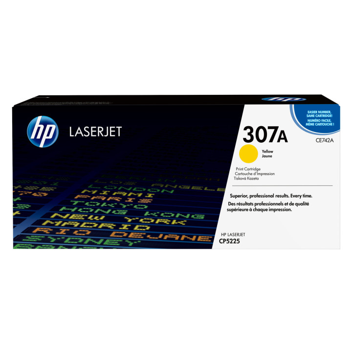 HP 307A toner LaserJet jaune authentique