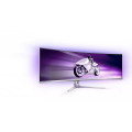 Philips Evnia 8000 49M2C8900L/00 écran plat de PC 124,2 cm (48.9") 5120 x 1440 pixels Dual QHD QD-OLED Blanc