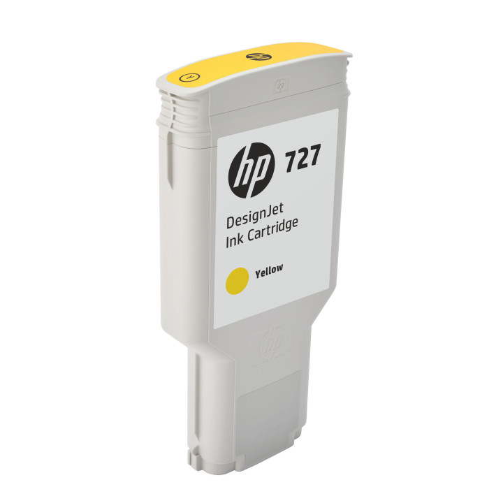 HP 727 cartouche d'encre DesignJet jaune, 300 ml