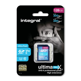 Integral UltimaPro X2 INSDX128G-300/280U2 mémoire flash 128 Go UHS-II