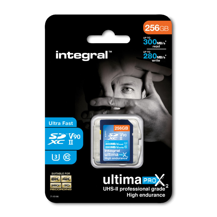 Integral UltimaPro X2 INSDX256G-300/280U2 mémoire flash 256 Go UHS-II