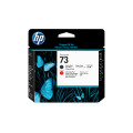 HP 73 tête d'impression DesignJet noir mat et rouge chromatique