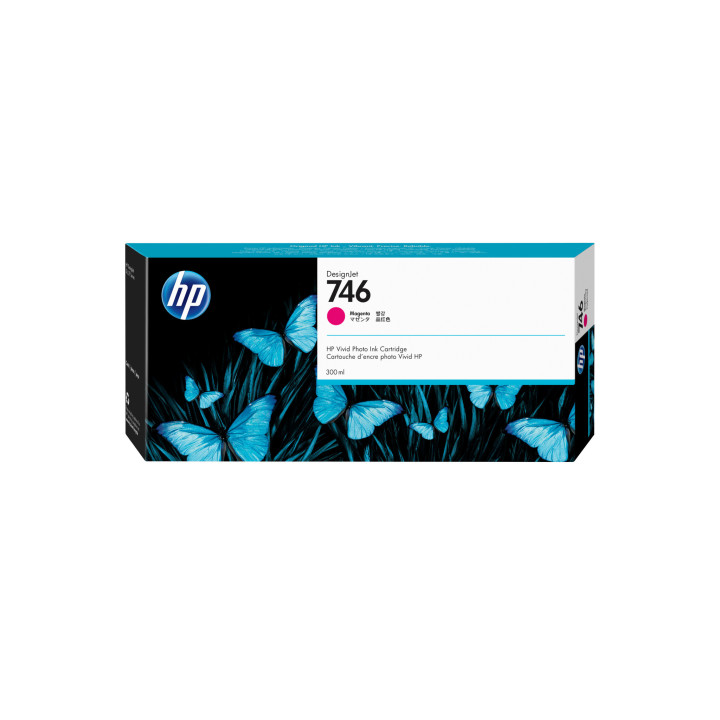 HP Cartouche d'encre DesignJet 746 de 300 ml magenta