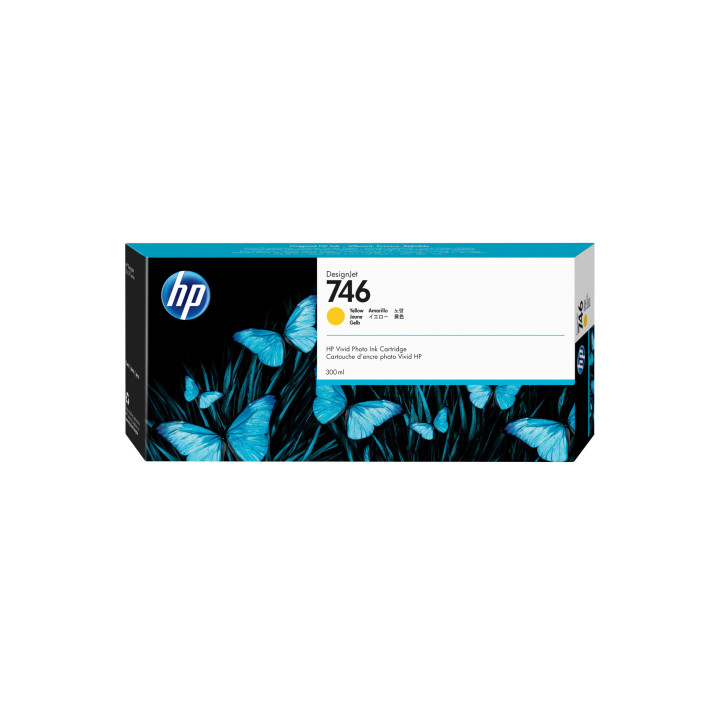 HP Cartouche d'encre DesignJet 746 de 300 ml jaune