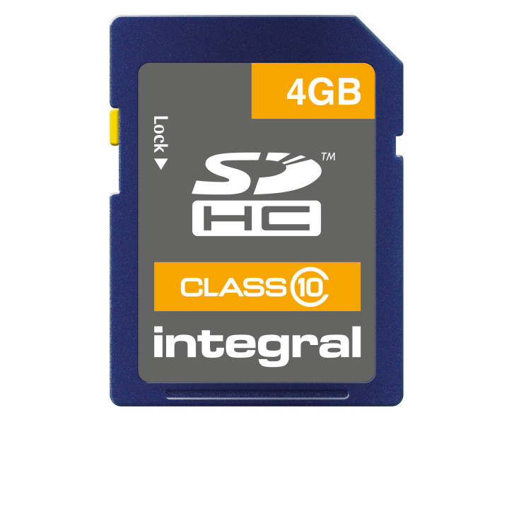 Integral INSDH4G10V1 mémoire flash 4 Go SD UHS-I