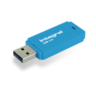 Integral INFD64GBNEONB3.0 lecteur USB flash 64 Go USB Type-A 3.2 Gen 1 (3.1 Gen 1) Bleu