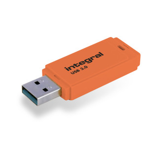 Integral INFD64GBNEONOR3.0 lecteur USB flash 64 Go USB Type-A 3.2 Gen 1 (3.1 Gen 1) Orange