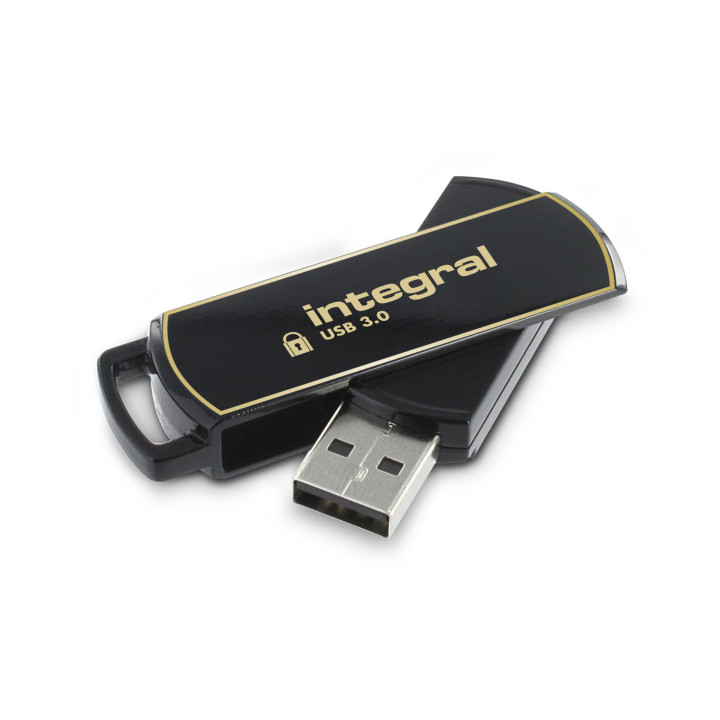 Integral INFD32GB360SEC3.0 lecteur USB flash 32 Go USB Type-A 3.2 Gen 1 (3.1 Gen 1) Noir, Or