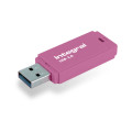 Integral INFD64GBNEONPK3.0 lecteur USB flash 64 Go USB Type-A 3.2 Gen 1 (3.1 Gen 1) Rose
