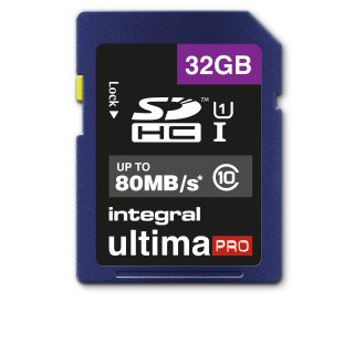 Integral INSDH32G10-80U1 mémoire flash 32 Go SD UHS-I