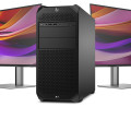 HP Z4 G5 Intel Xeon w3 w3-2423 32 Go DDR5-SDRAM 1 To SSD Windows 11 Pro Tower Station de travail AI Workstation Noir