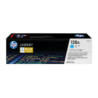 HP 128A toner LaserJet cyan authentique