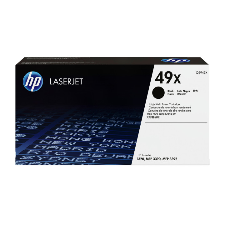 HP 49X toner LaserJet noir grande capacité authentique