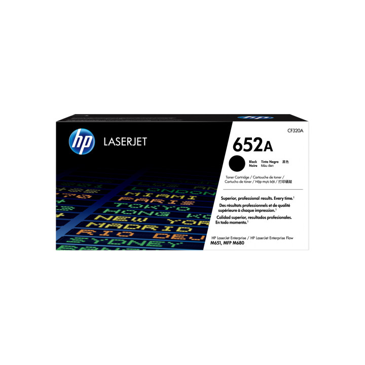 HP 652A toner noir LaserJet authentique