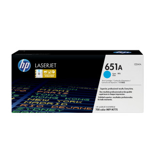 HP 651A toner LaserJet cyan authentique