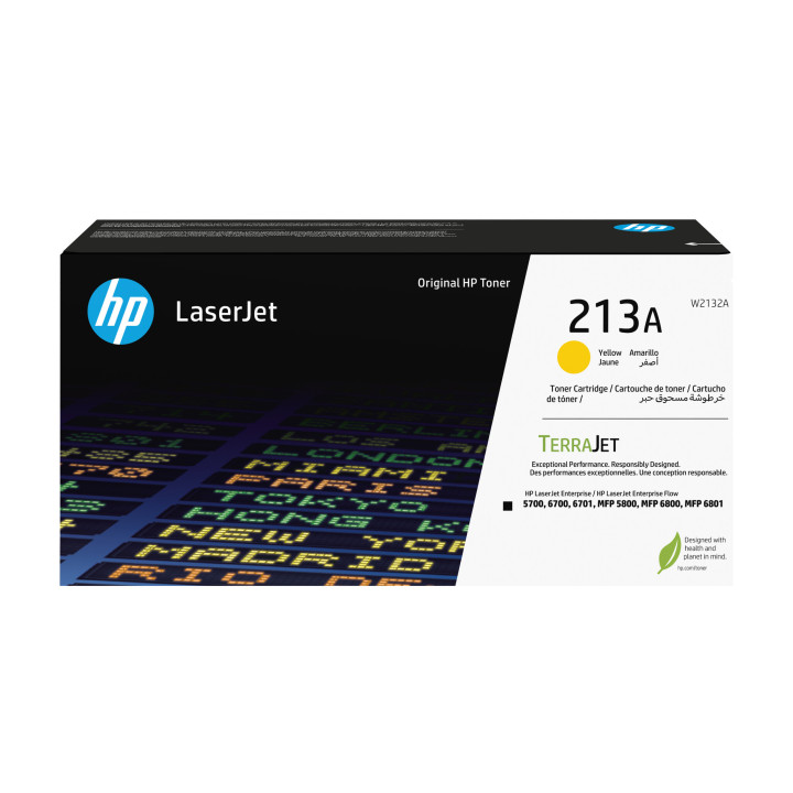 HP 213A Toner LaserJet authentique Jaune